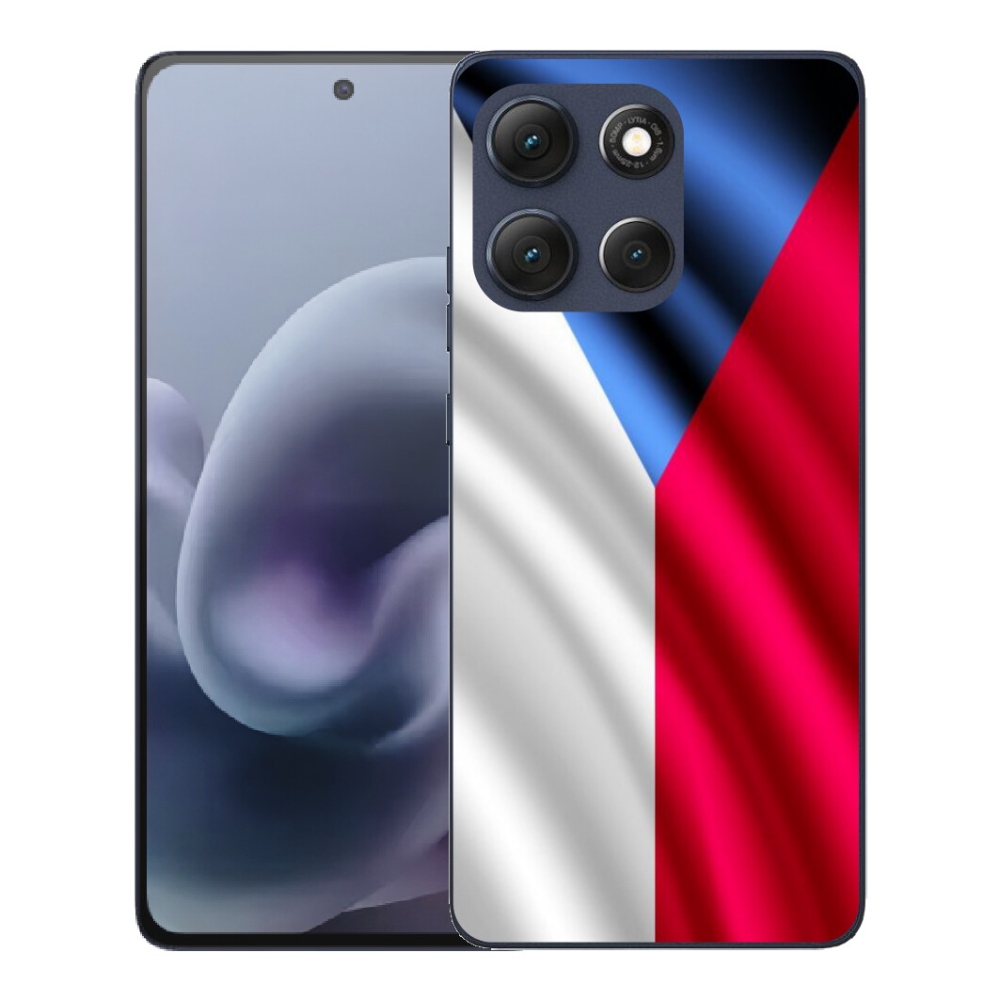 Gélový obal mmCase pre Motorola Moto G86 5G – česká vlajka