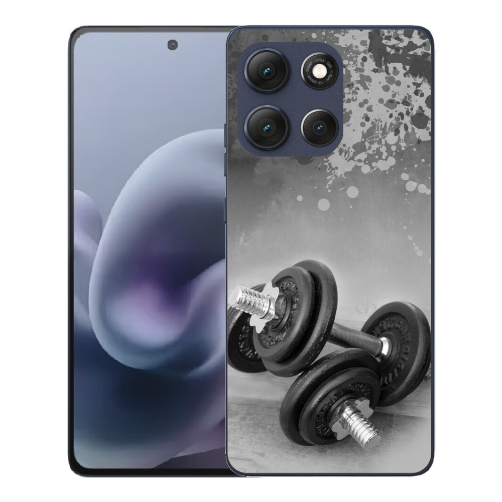 Gélový obal mmCase pre Motorola Moto G86 5G – činky 1