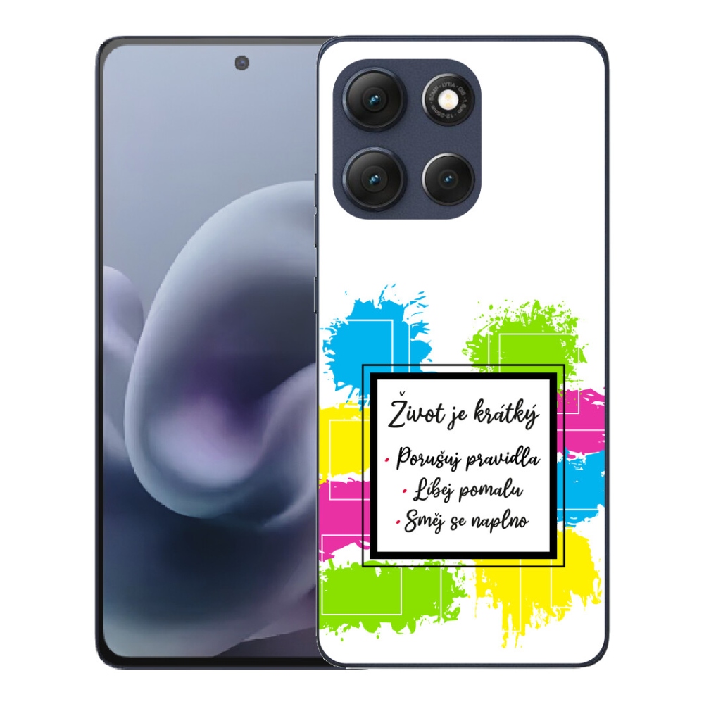 Gélový obal mmCase pre Motorola Moto G86 5G – citát 5 na bielom pozadí
