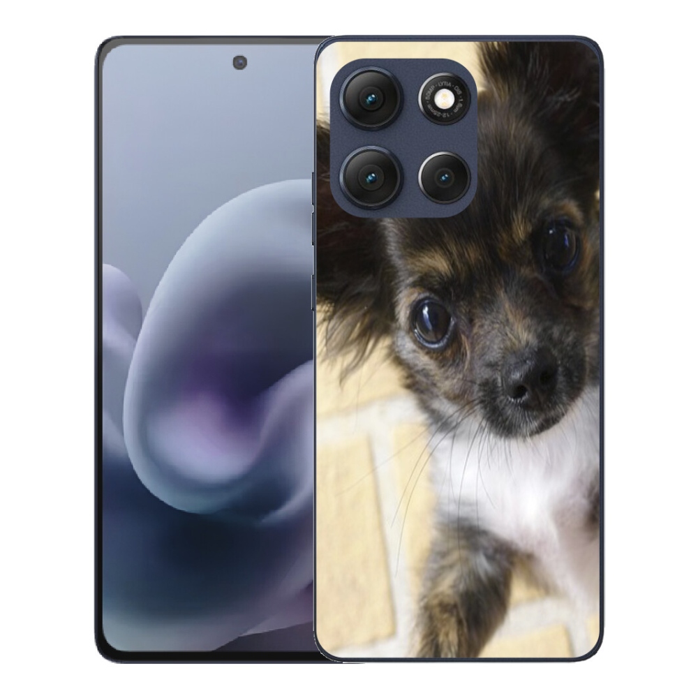 Gélový obal mmCase pre Motorola Moto G86 5G – čivava 2