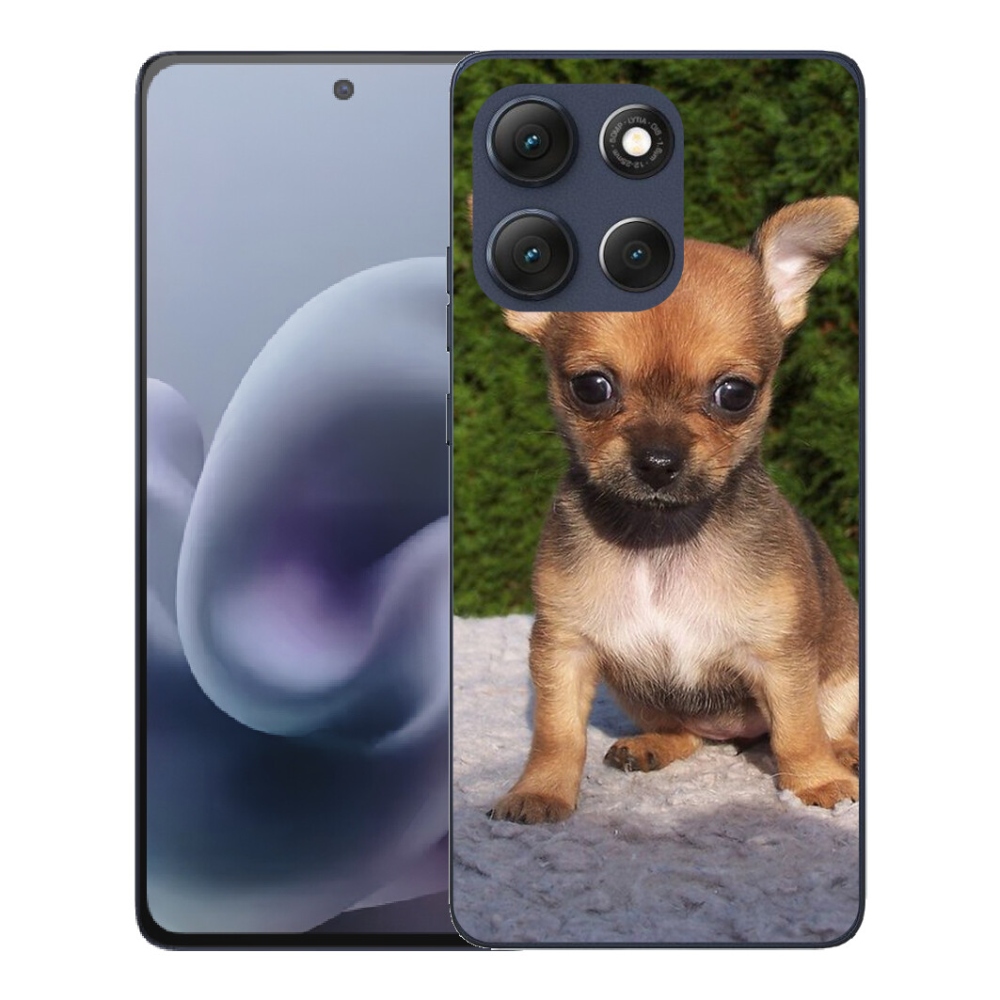 Gélový obal mmCase pre Motorola Moto G86 5G – čivava 3