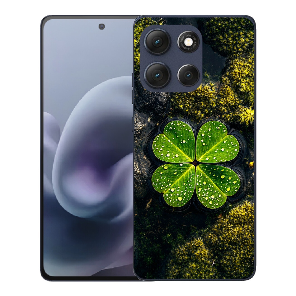 Gélový obal mmCase pre Motorola Moto G86 5G – štvorlístok