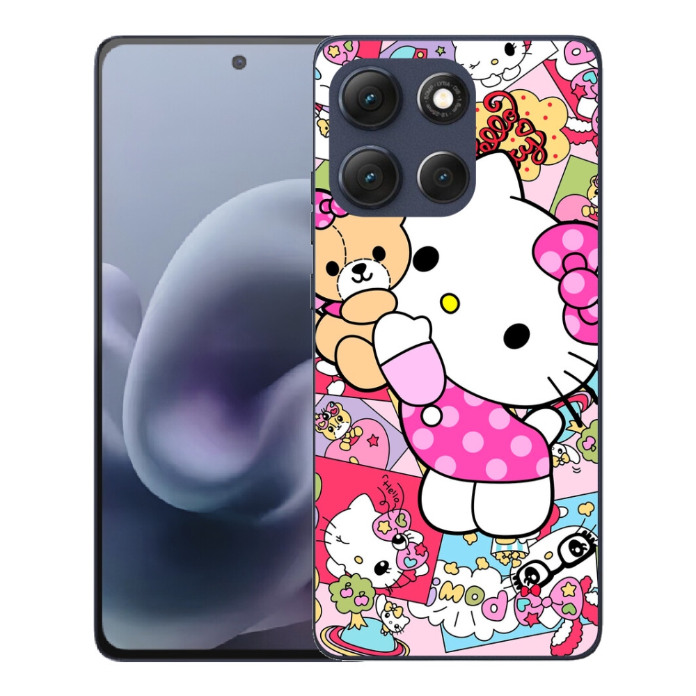 Gélový obal mmCase pre Motorola Moto G86 5G – roztomilé mačiatko