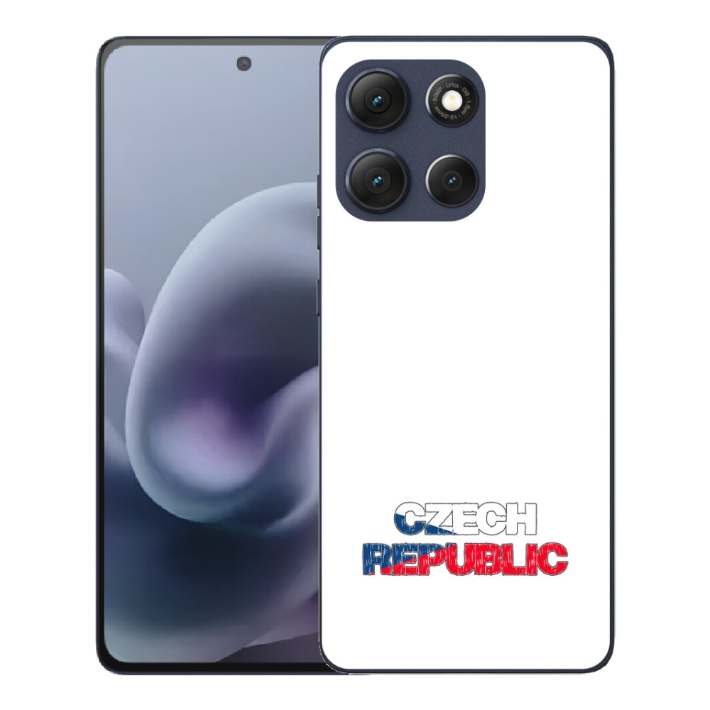 Gélový obal mmCase pre Motorola Moto G86 5G – Česká republika, biele pozadie