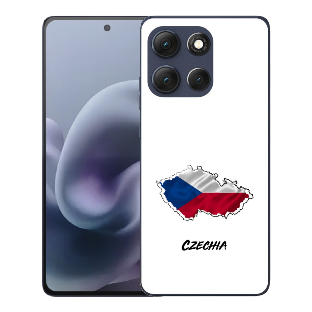 Gélový obal mmCase pre Motorola Moto G86 5G – Czechia s bielym pozadím