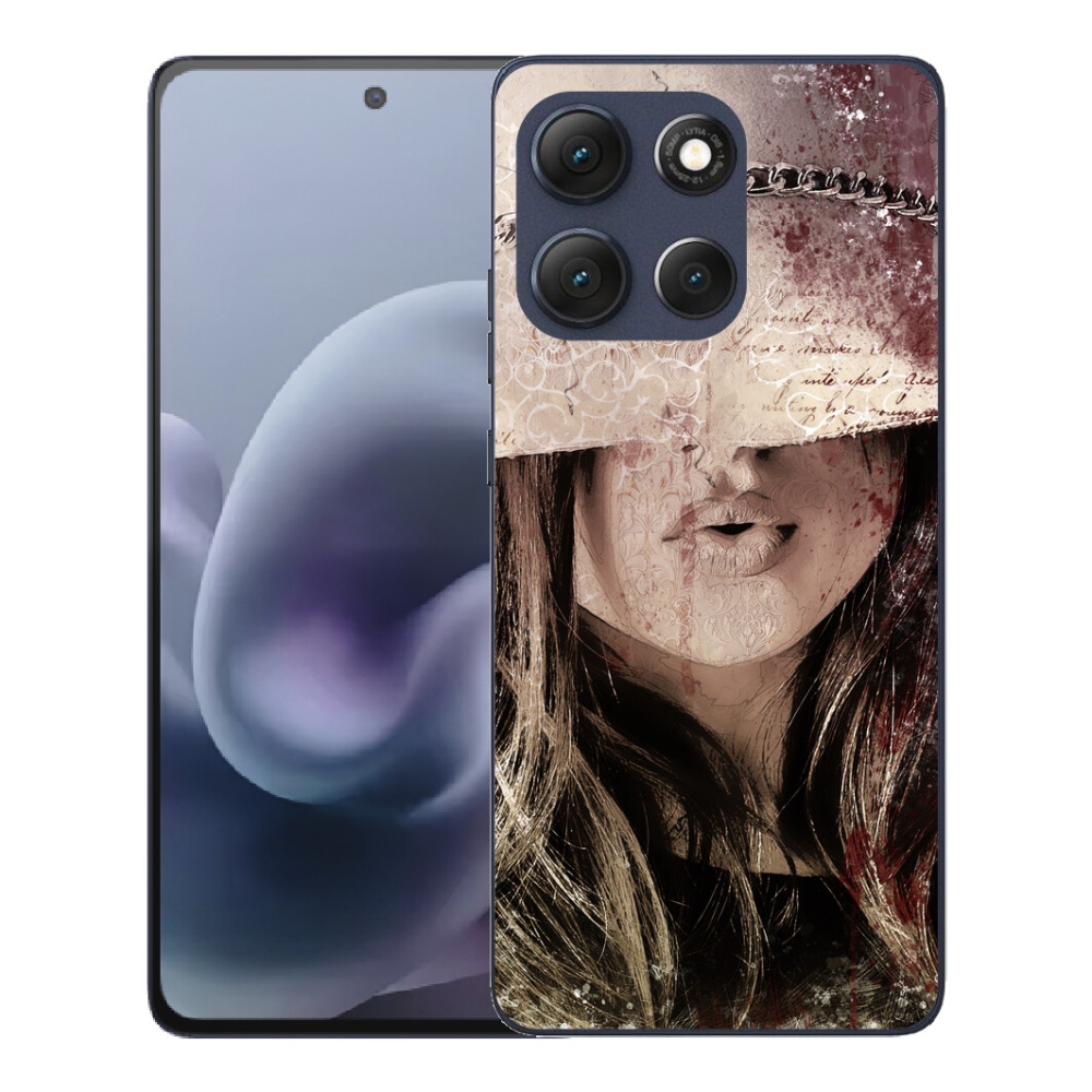 Gélový obal mmCase pre Motorola Moto G86 5G – dievča