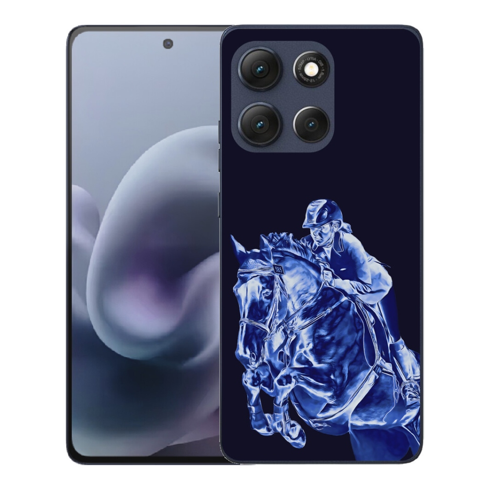 Gélový obal mmCase pre Motorola Moto G86 5G – dostihový kôň