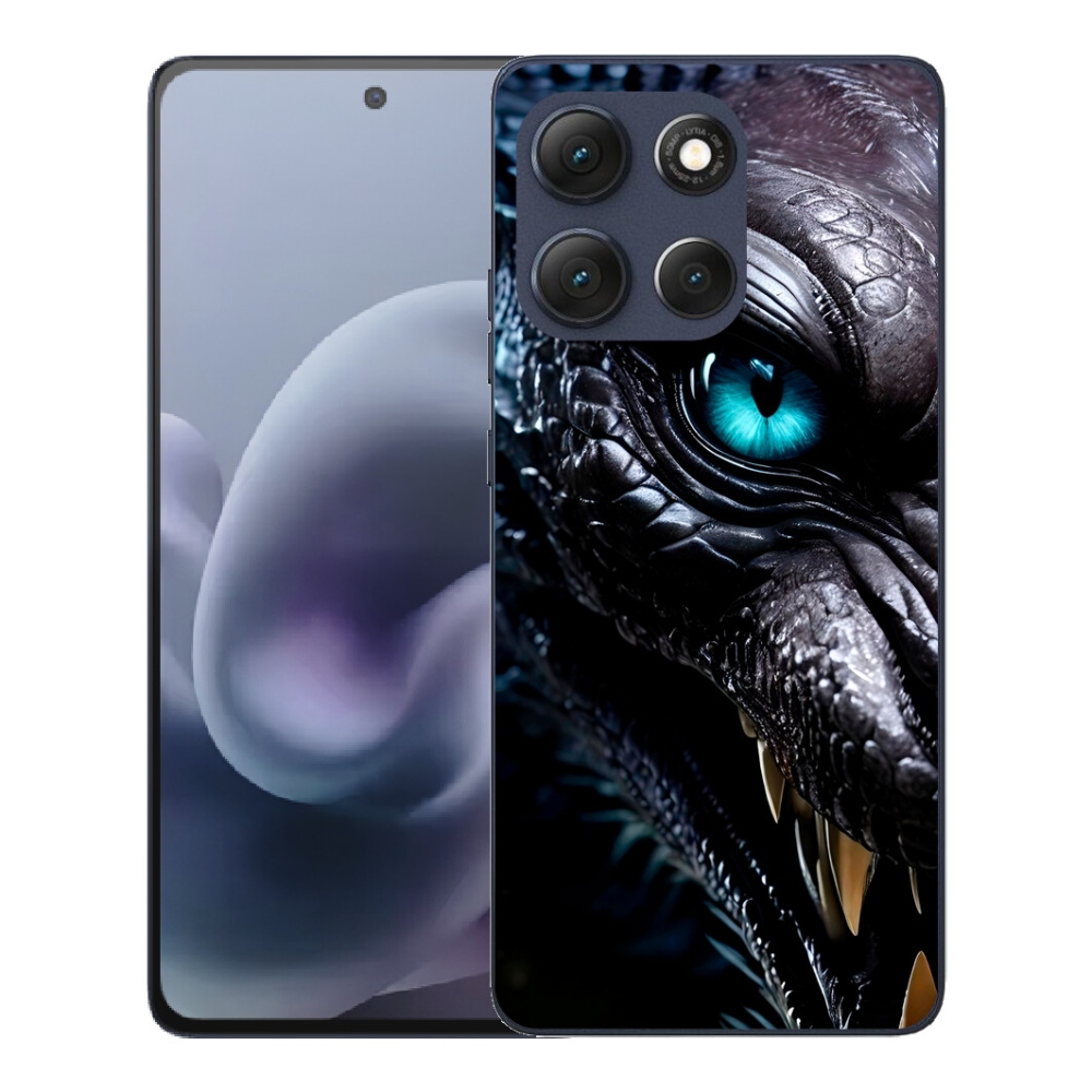 Gélový obal mmCase pre Motorola Moto G86 5G – dračí vzhľad