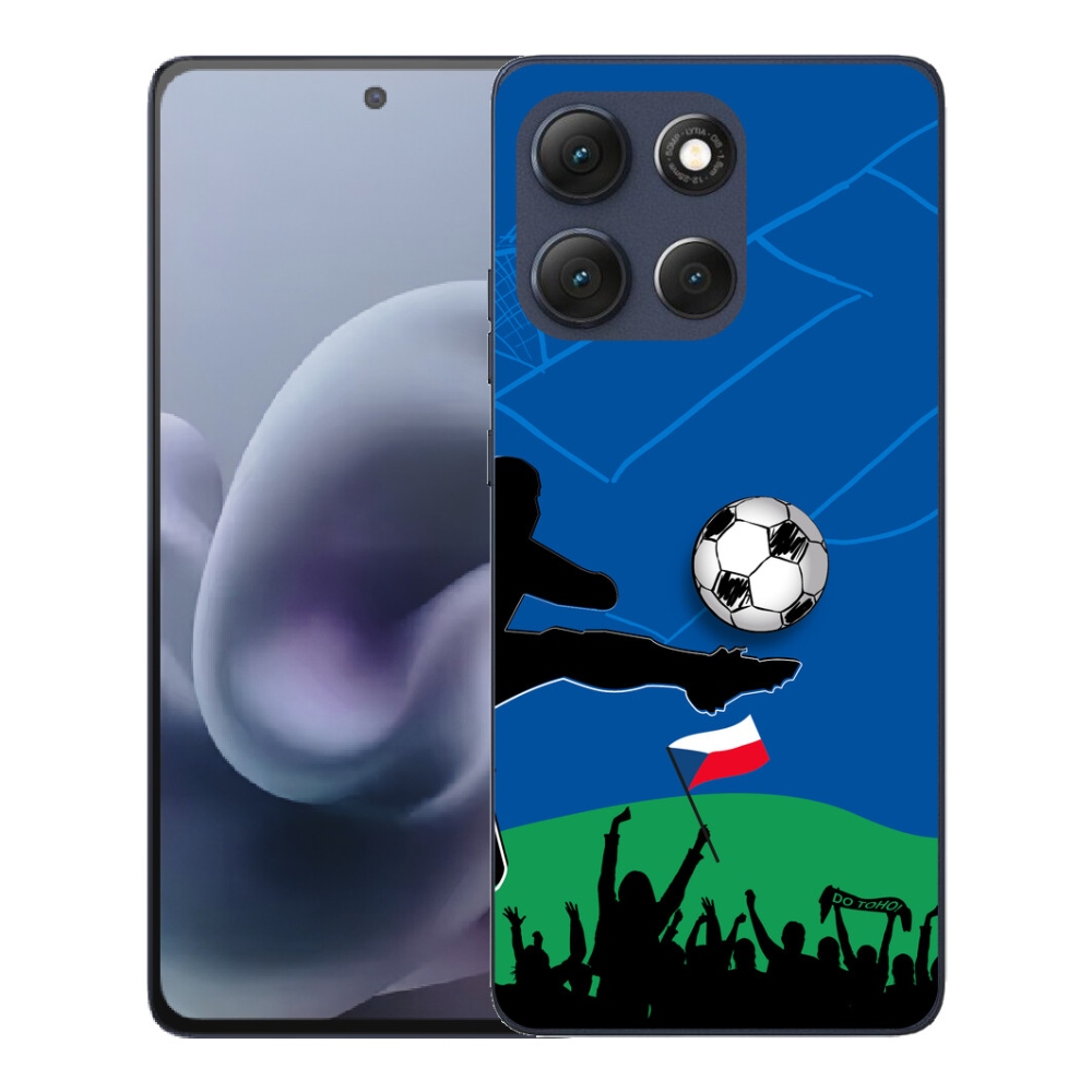 Gélový obal mmCase pre Motorola Moto G86 5G – futbaloví fanúšikovia