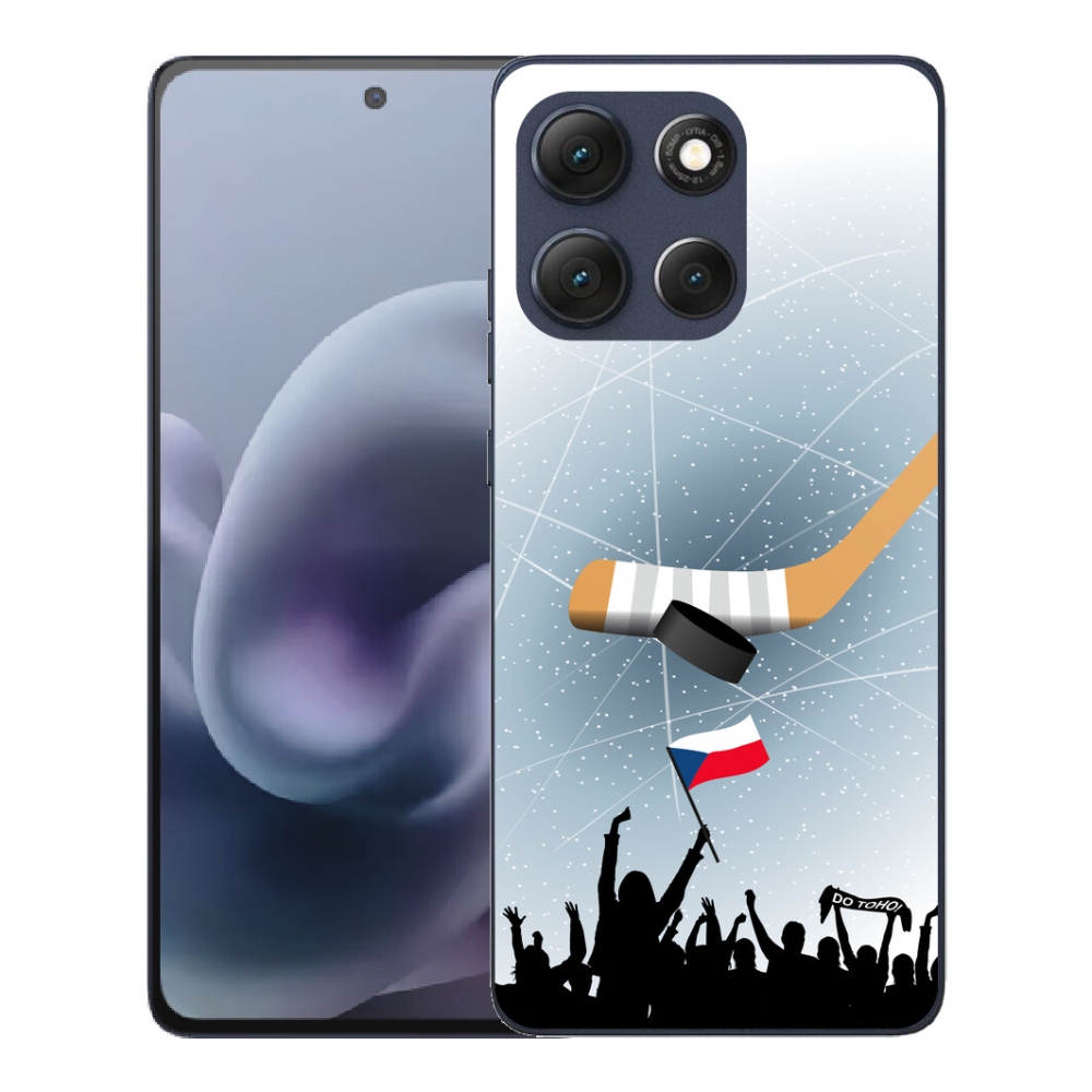 Gélové puzdro mmCase pre Motorola Moto G86 5G – fanúšikovia hokeja