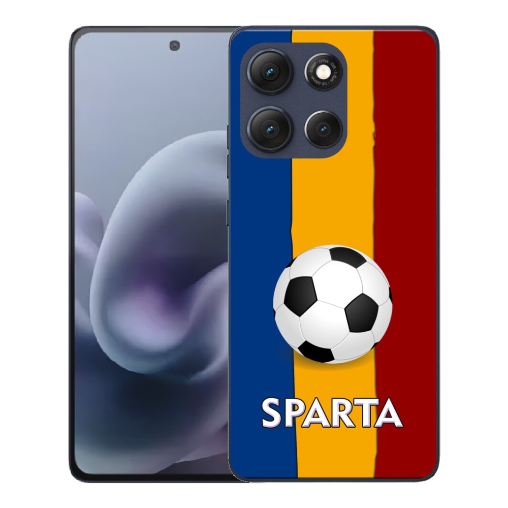 Gélový obal mmCase pre Motorola Moto G86 5G – futbal 1