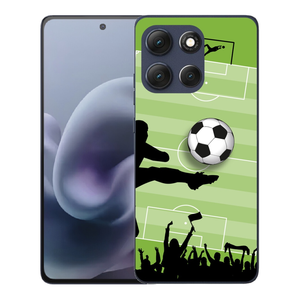 Gélový obal mmCase pre Motorola Moto G86 5G – futbal 3