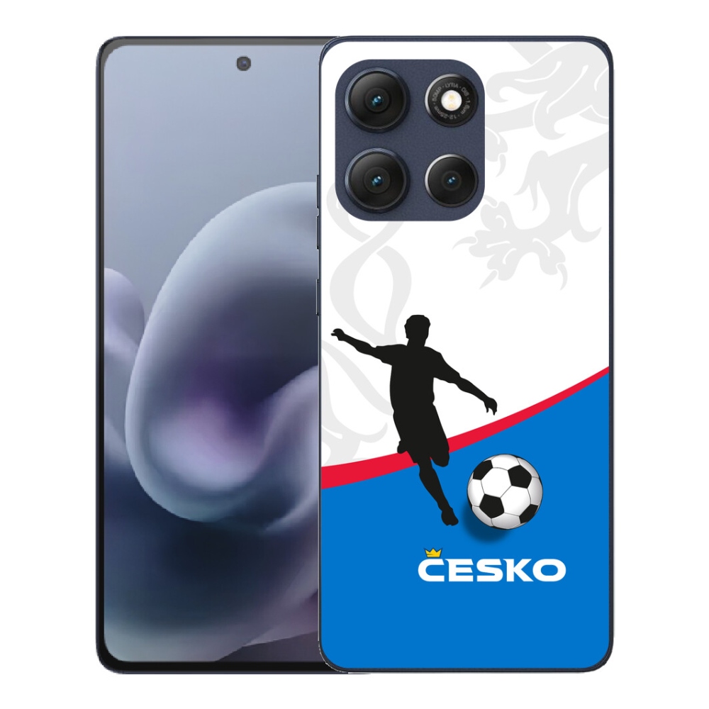 Gélový obal mmCase pre Motorola Moto G86 5G – futbal Česko 1