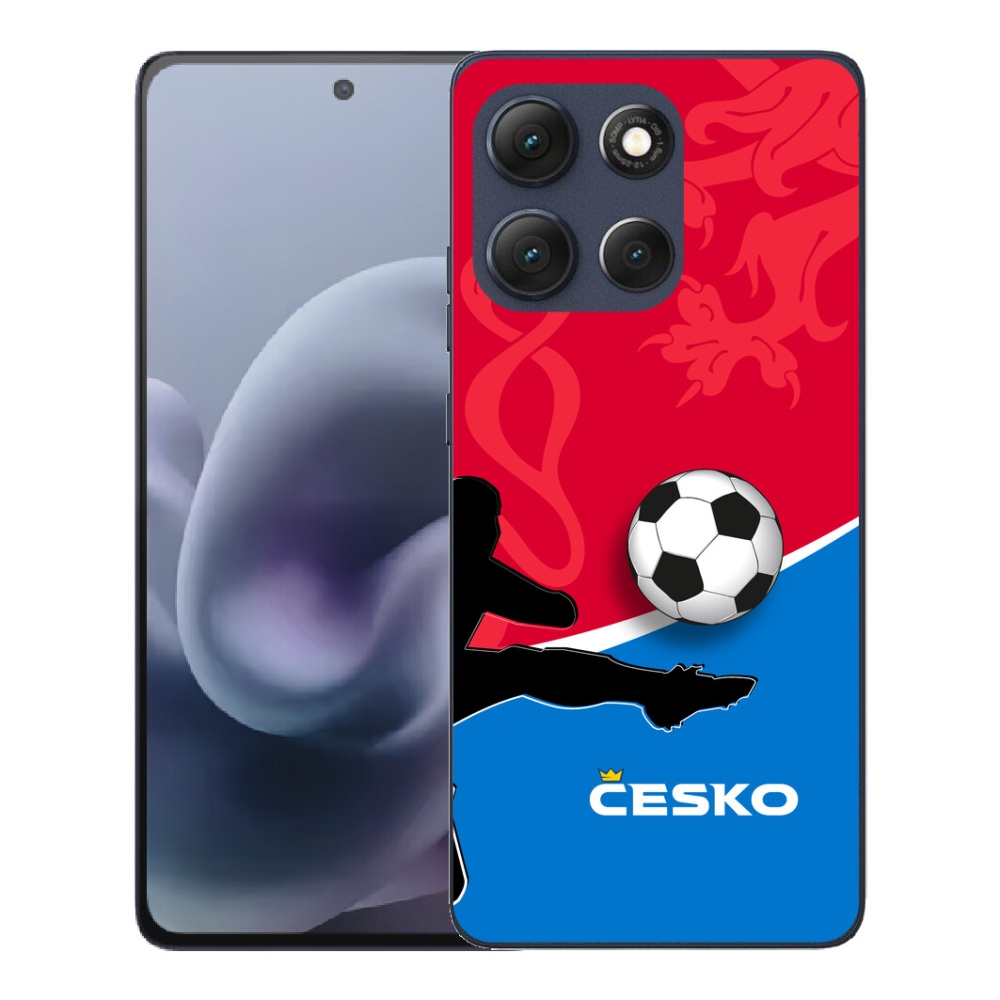 Gélový obal mmCase pre Motorola Moto G86 5G – futbal Česko 2