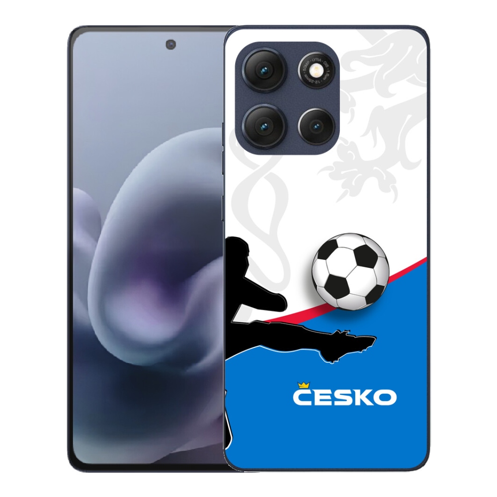 Gélový obal mmCase pre Motorola Moto G86 5G – futbal Česko 3