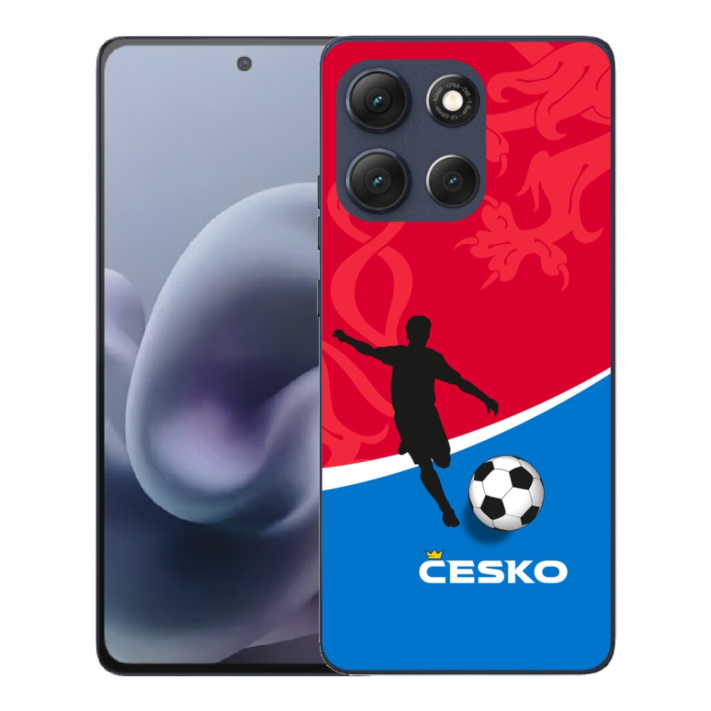 Gélový obal mmCase pre Motorola Moto G86 5G – futbal, Česko