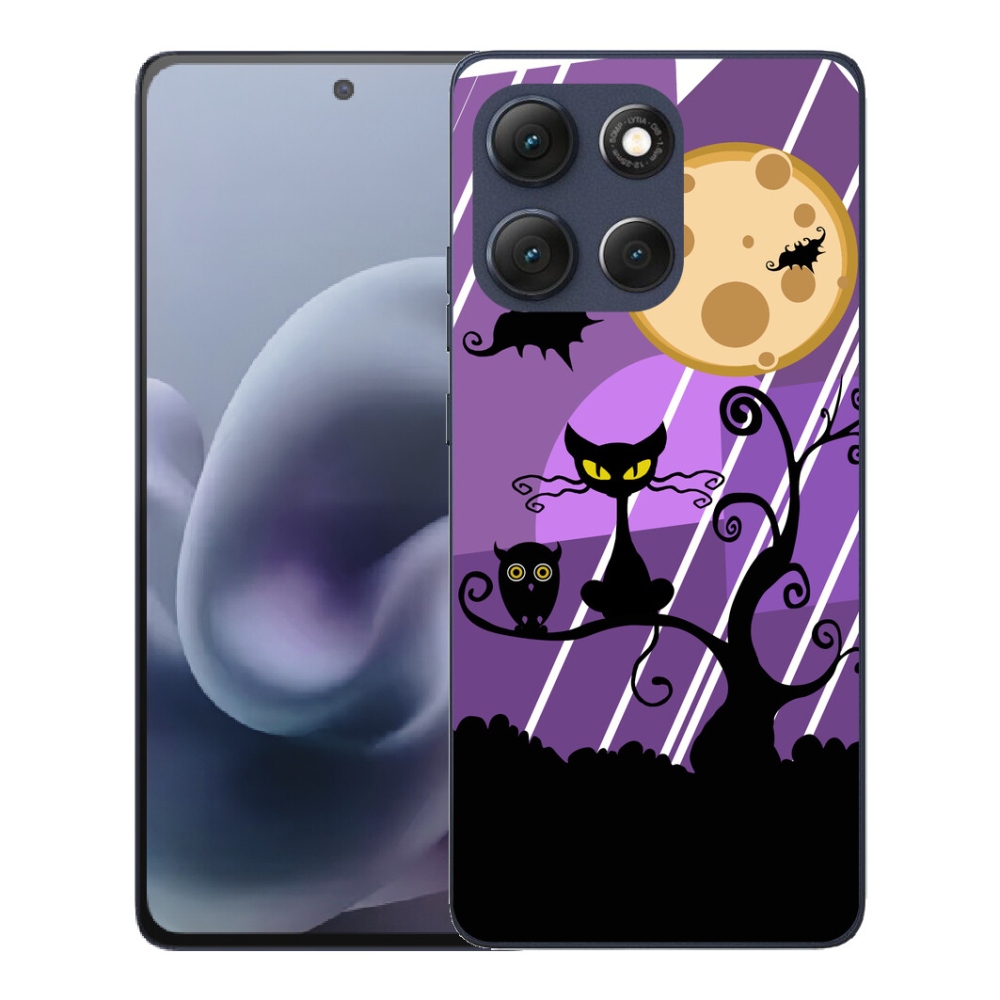 Gélový obal mmCase pre Motorola Moto G86 5G – Halloween