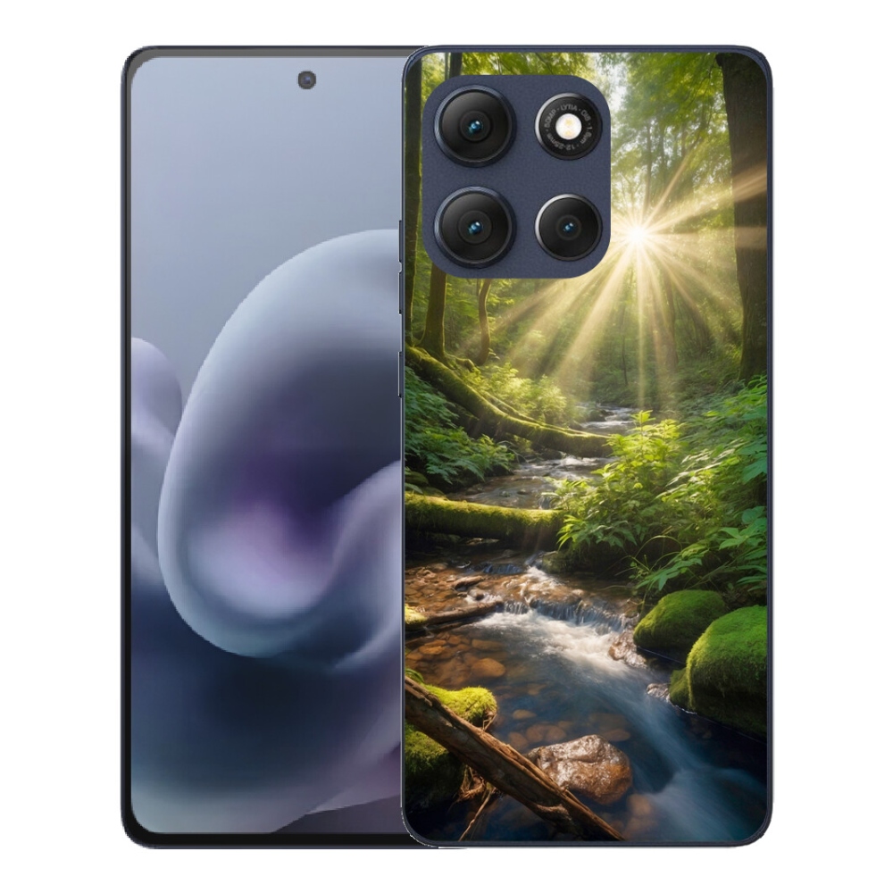 Gélový obal mmCase pre Motorola Moto G86 5G – farba hlbokého lesa