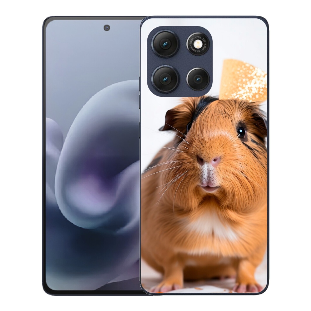 Gélový obal mmCase pre Motorola Moto G86 5G – hnedé morča