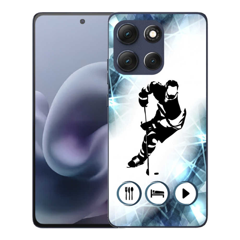 Gélový obal mmCase pre Motorola Moto G86 5G – hokej 1