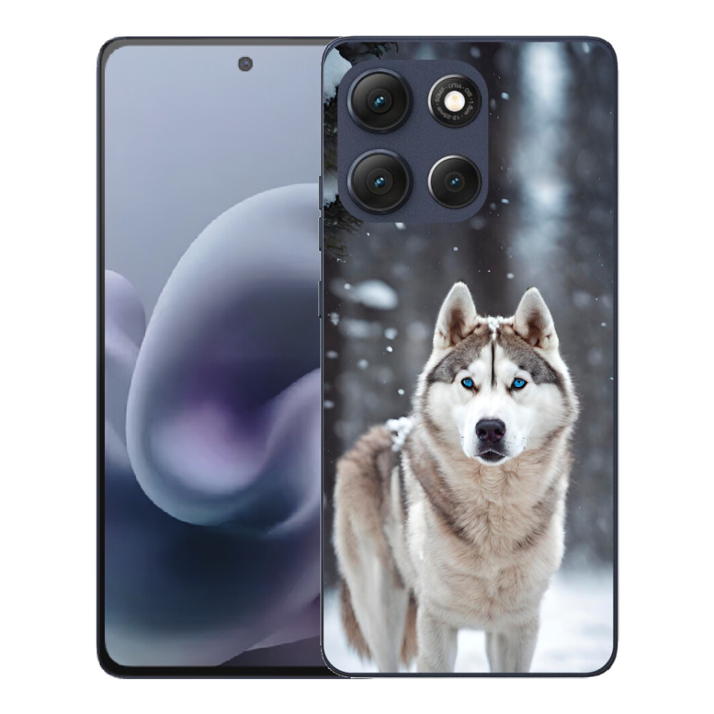 Gélový obal mmCase pre Motorola Moto G86 5G – husky 2