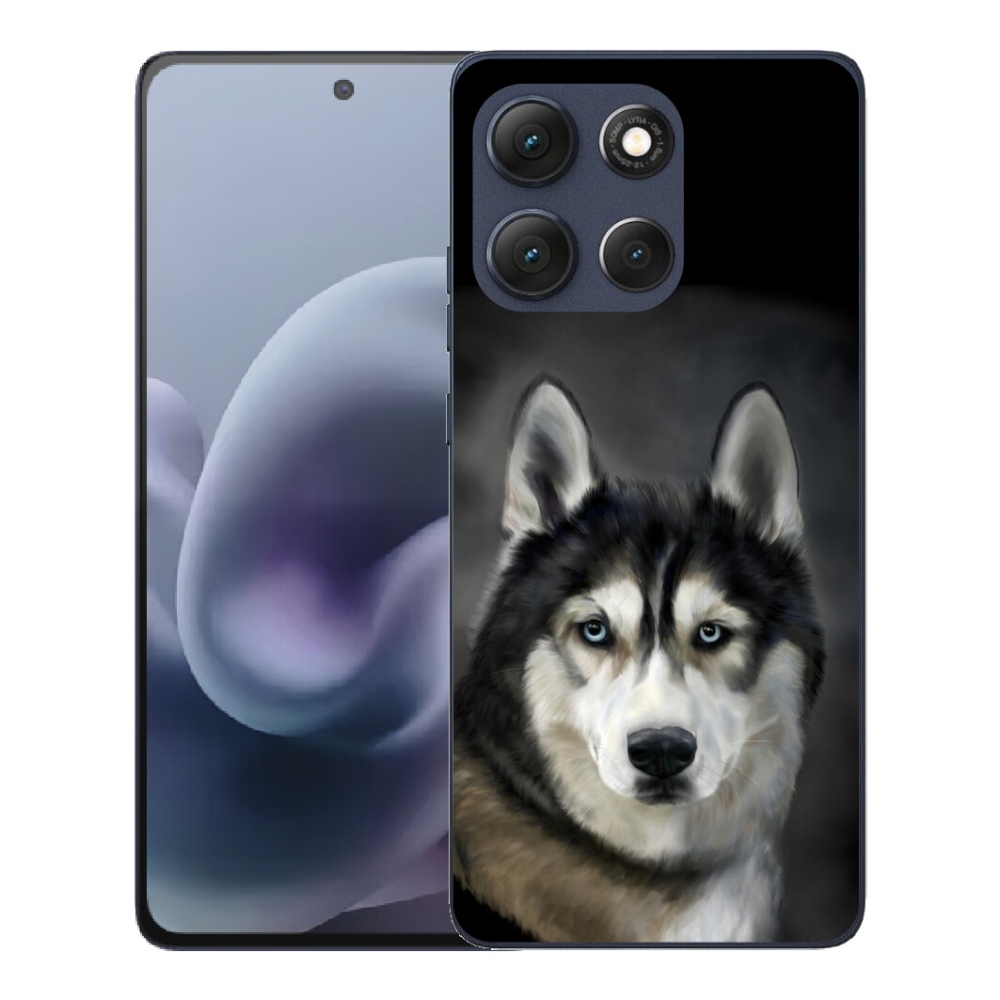 Gélový obal mmCase pre Motorola Moto G86 5G – husky