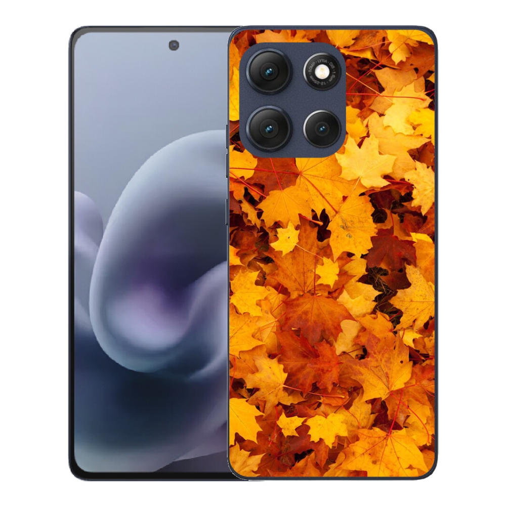 Gélový obal mmCase pre Motorola Moto G86 5G – javorové listy