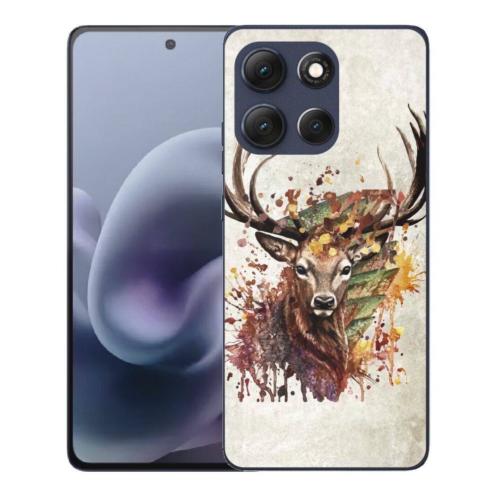Gélový obal mmCase pre Motorola Moto G86 5G – jeleň 1