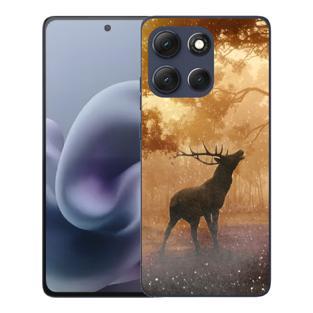 Gélový obal mmCase pre Motorola Moto G86 5G – jeleň v ruji