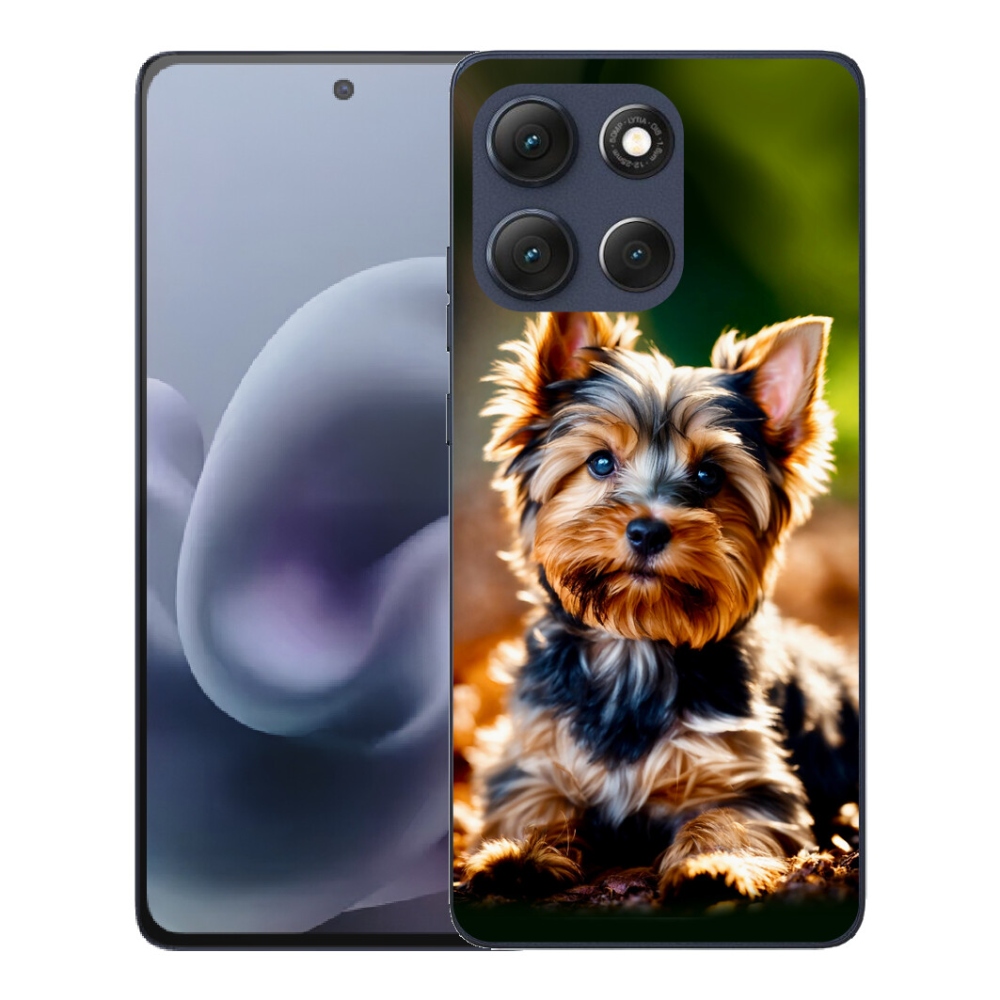 Gélový obal mmCase pre Motorola Moto G86 5G – jorkšír 10