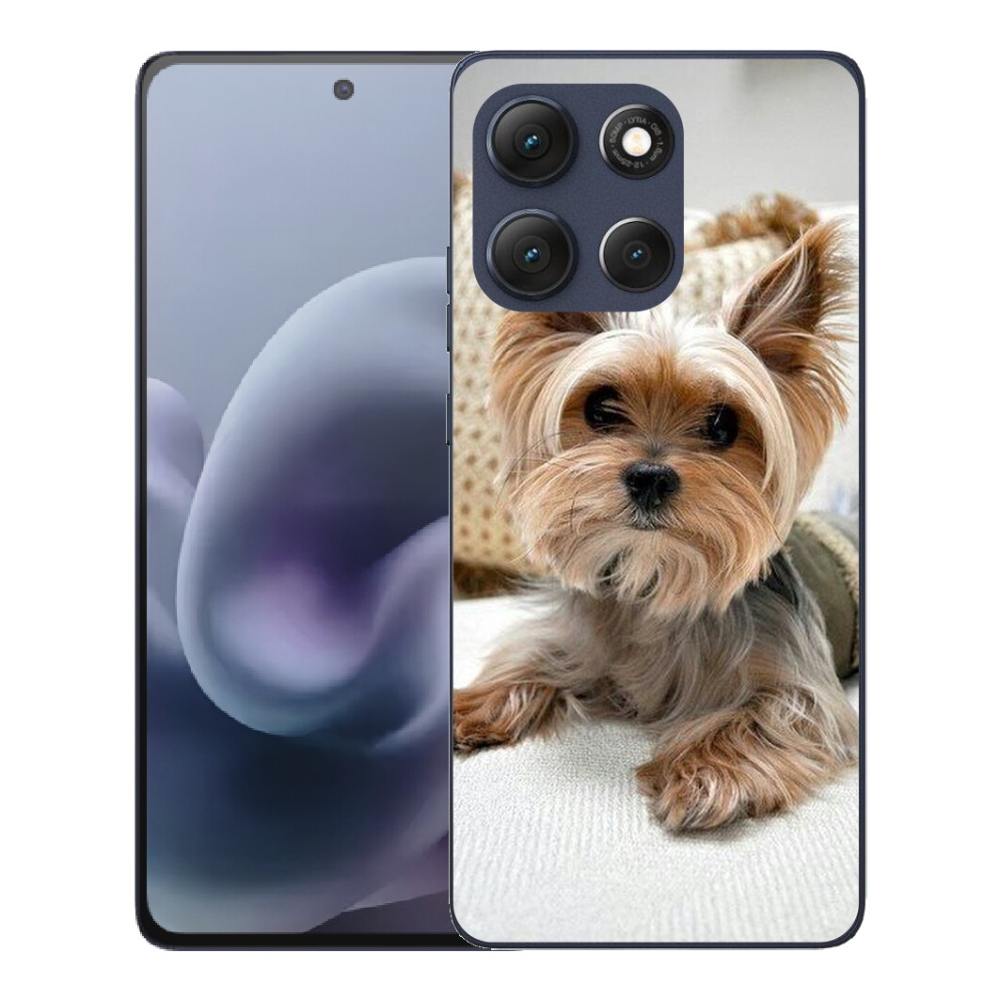 Gélový obal mmCase pre Motorola Moto G86 5G – jorkšír 5