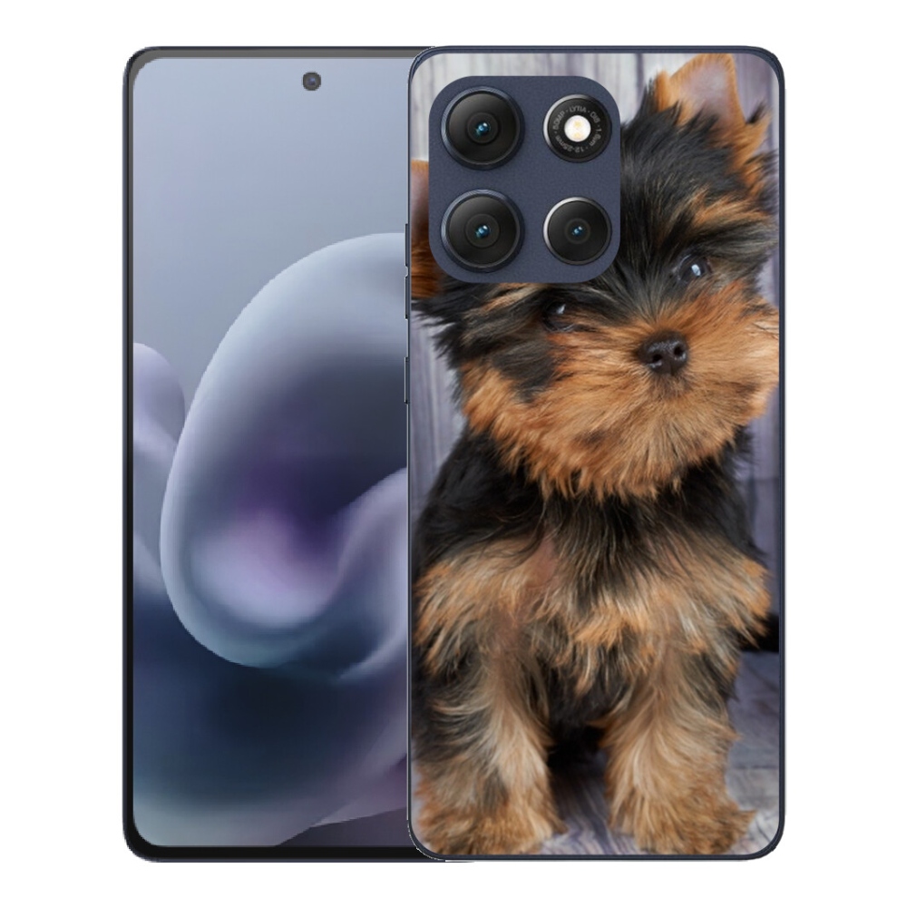 Gélový obal mmCase pre Motorola Moto G86 5G – jorkšír 9