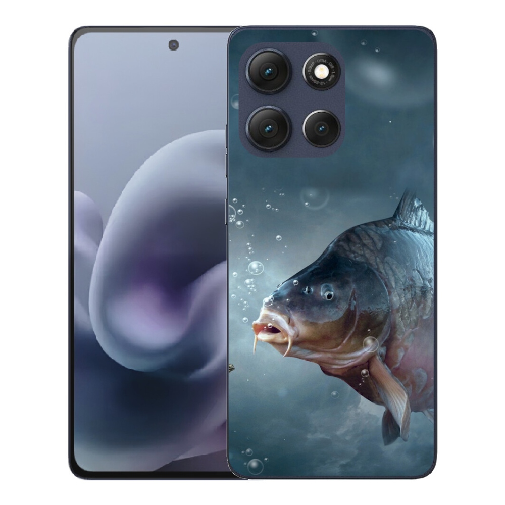 Gélový obal mmCase pre Motorola Moto G86 5G – kapor a bublinky