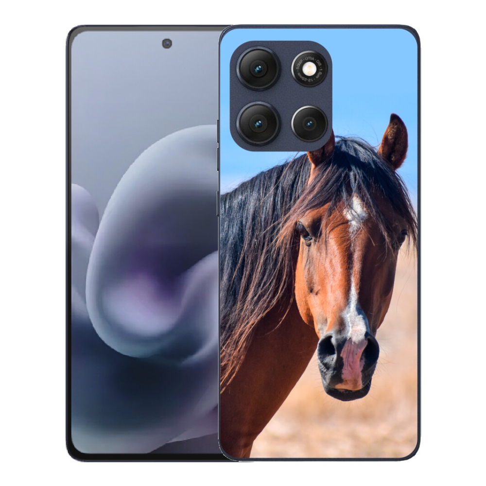 Gélový obal mmCase pre Motorola Moto G86 5G – pokojný kôň