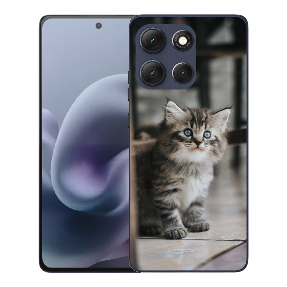 Gélový obal mmCase pre Motorola Moto G86 5G – mačiatko