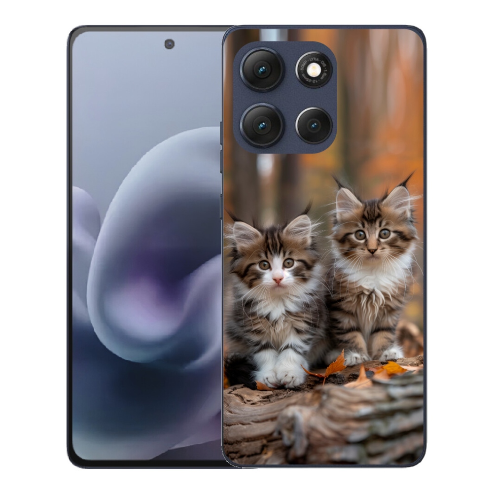 Gélový obal mmCase pre Motorola Moto G86 5G – mačacie duo 3