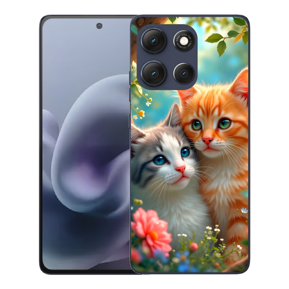 Gélový obal mmCase pre Motorola Moto G86 5G – mačacie lásky 2