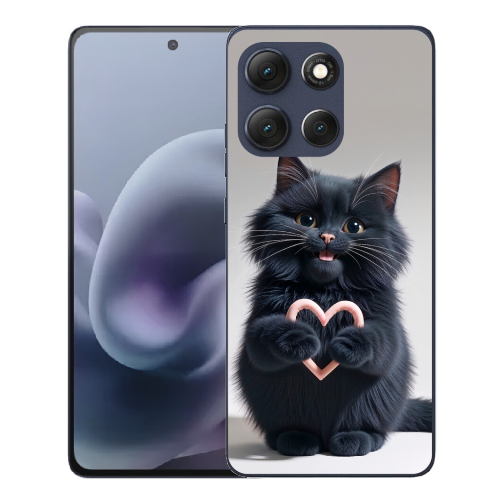 Gélový obal mmCase pre Motorola Moto G86 5G – mačacie lásky 3