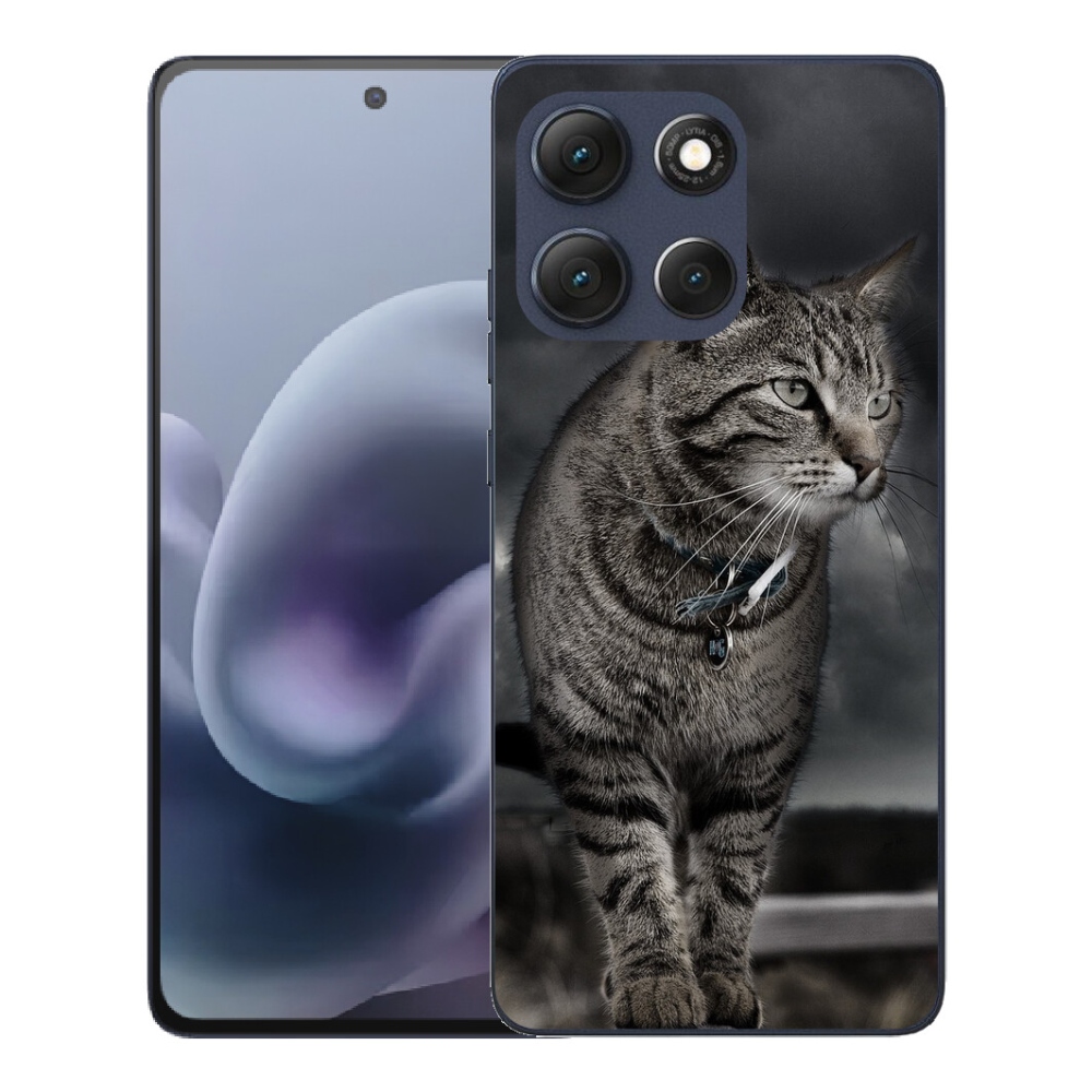 Gélový obal mmCase na Motorola Moto G86 5G – mačka