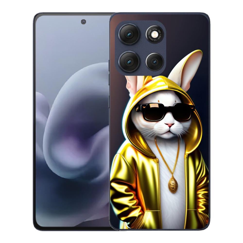 Gélový obal mmCase pre Motorola Moto G86 5G – mačka boss