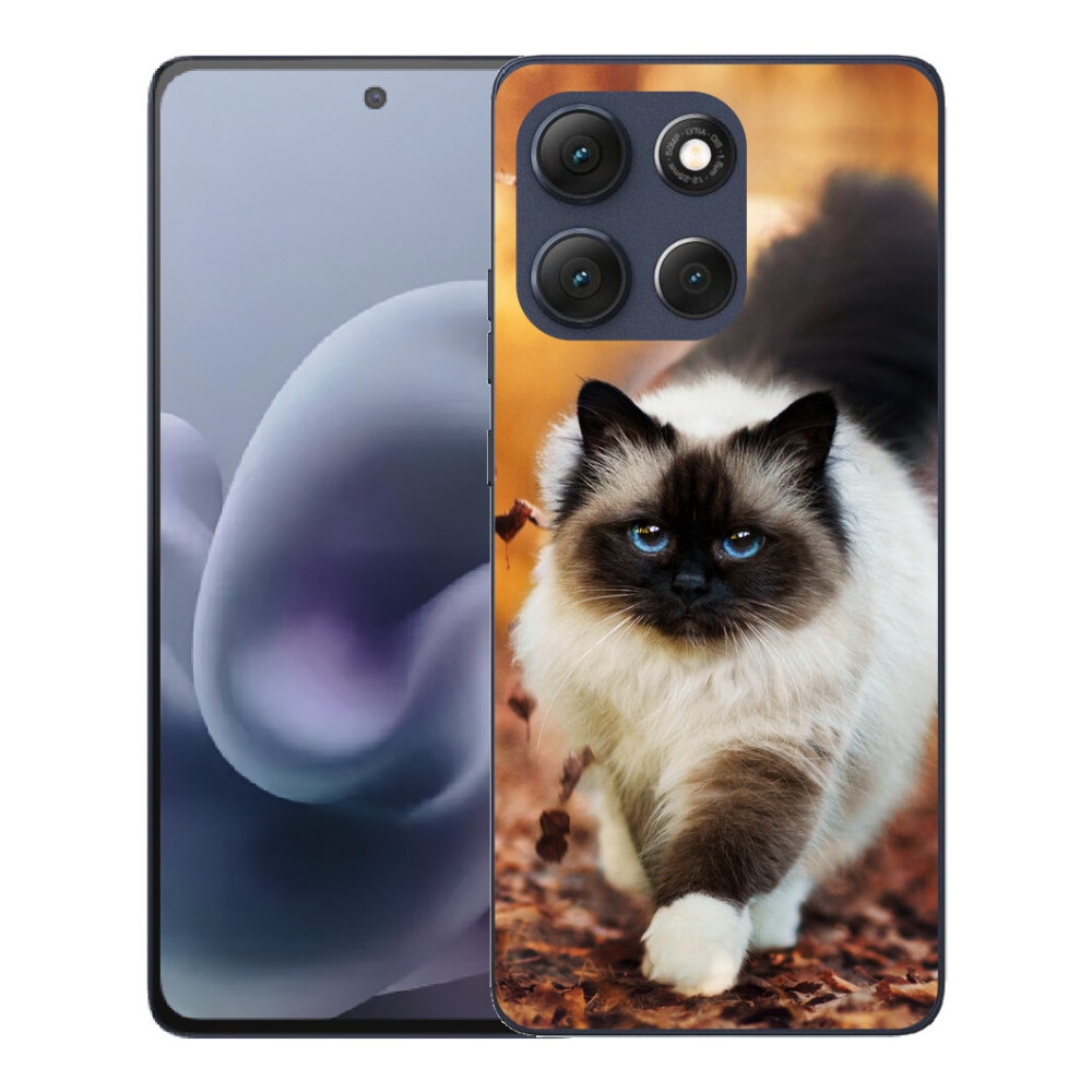 Gélový obal mmCase pre Motorola Moto G86 5G – mačka
