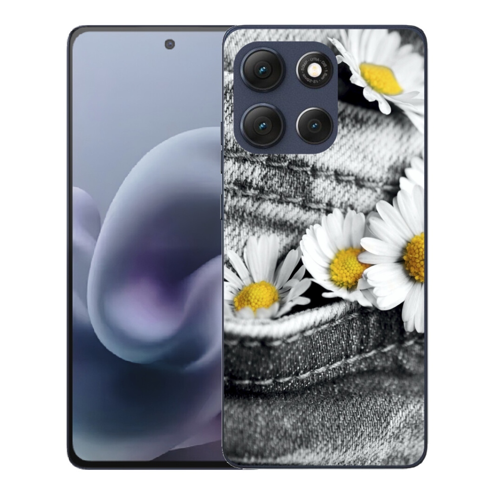 Gélový obal mmCase pre Motorola Moto G86 5G – sedmokrásky