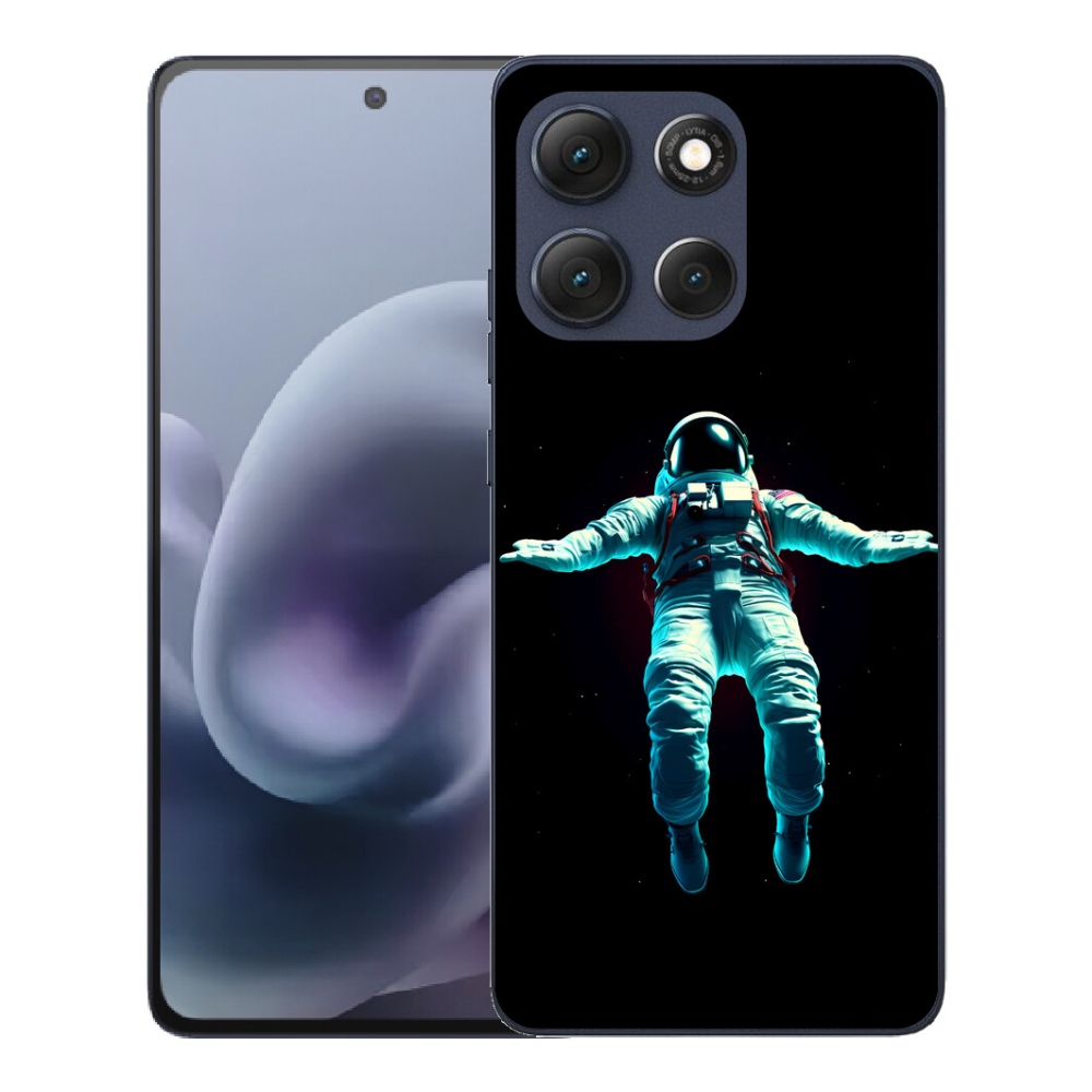 Gélový obal mmCase pre Motorola Moto G86 5G – kozmonaut