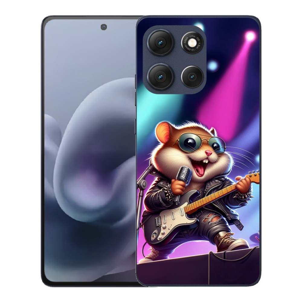 Gélový obal mmCase pre Motorola Moto G86 5G – škrečok rocker