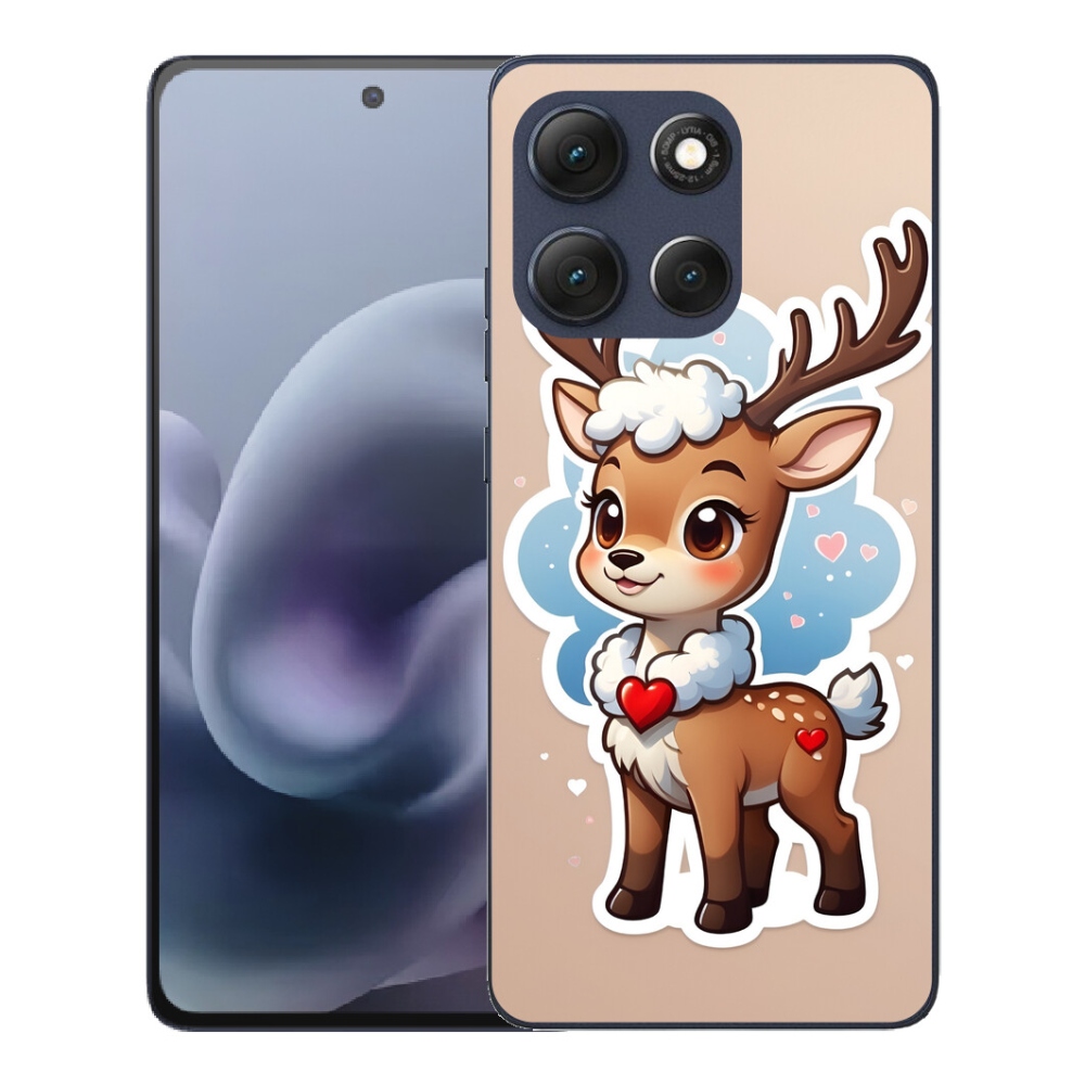 Gélový obal mmCase pre Motorola Moto G86 5G – kreslený sob