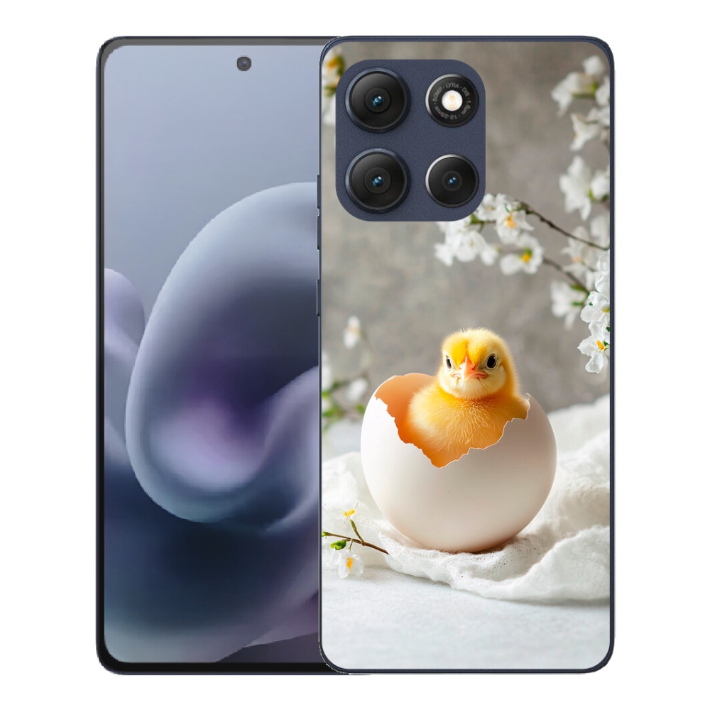 Gélový obal mmCase pre Motorola Moto G86 5G – kuriatko