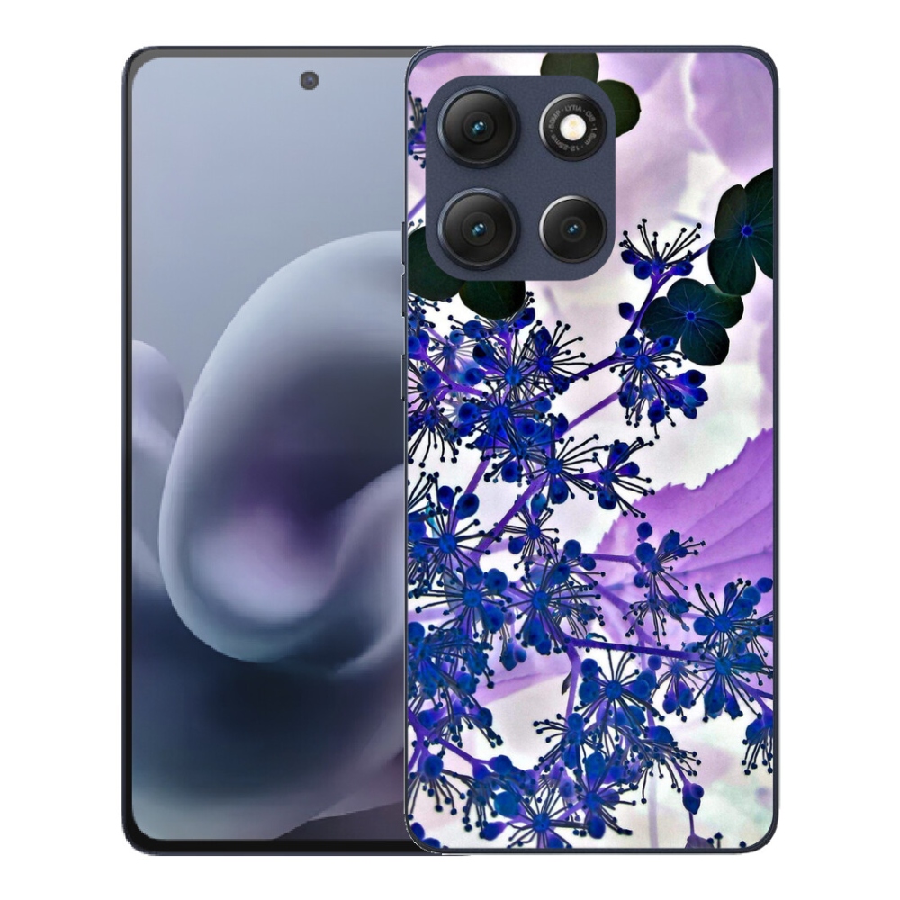 Gélový obal mmCase pre Motorola Moto G86 5G – kvet hortenzie