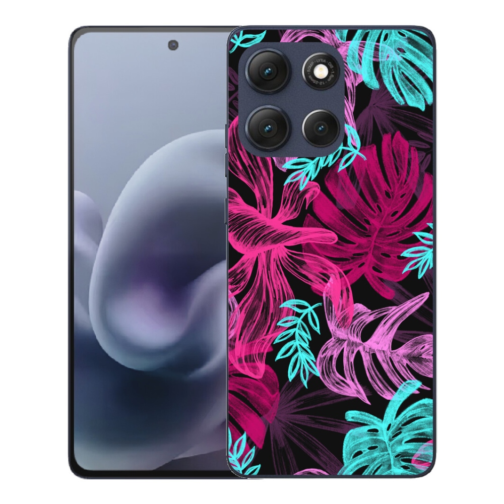 Gélový obal mmCase pre Motorola Moto G86 5G – kvety 1