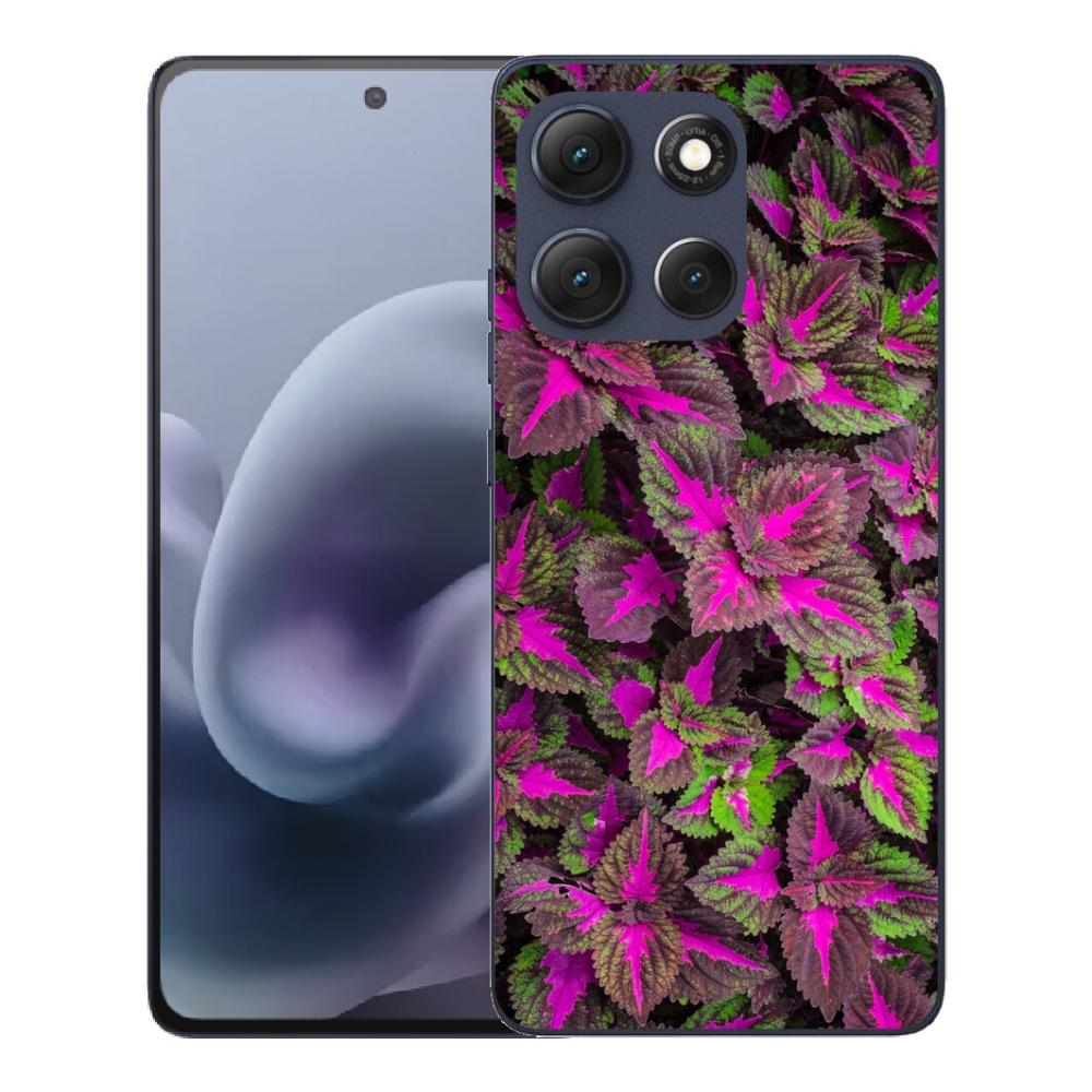 Gélový obal mmCase pre Motorola Moto G86 5G – kvety 10