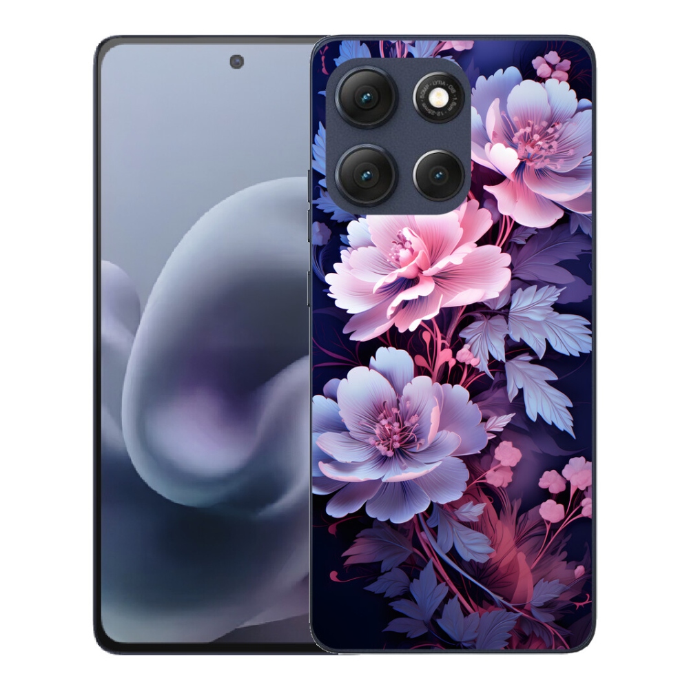 Gélový obal mmCase pre Motorola Moto G86 5G – kvety 11